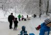 FOTO. Pentru ei, venirea iernii s-a transformat in aventura! Sunt cei care s-au bucurat de zapada
