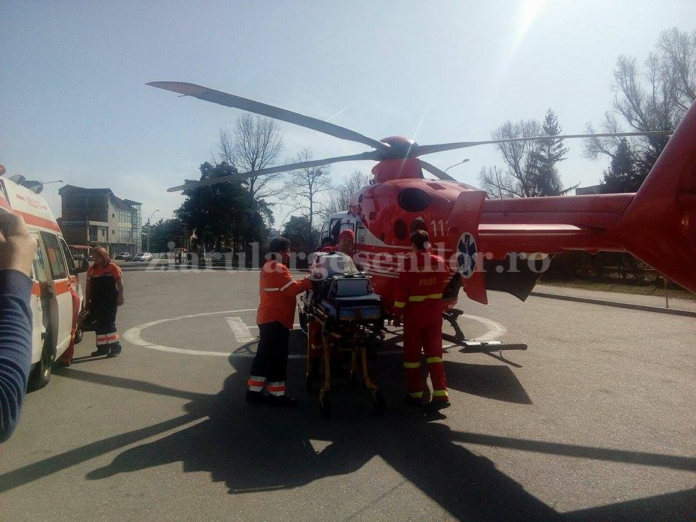 elicopters smurd, bebelus..