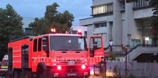 Video. EXPLOZIE la un magazin, în Pitești! A fost făcut PRAF. Chiar ACUM, pompierii la fața locului