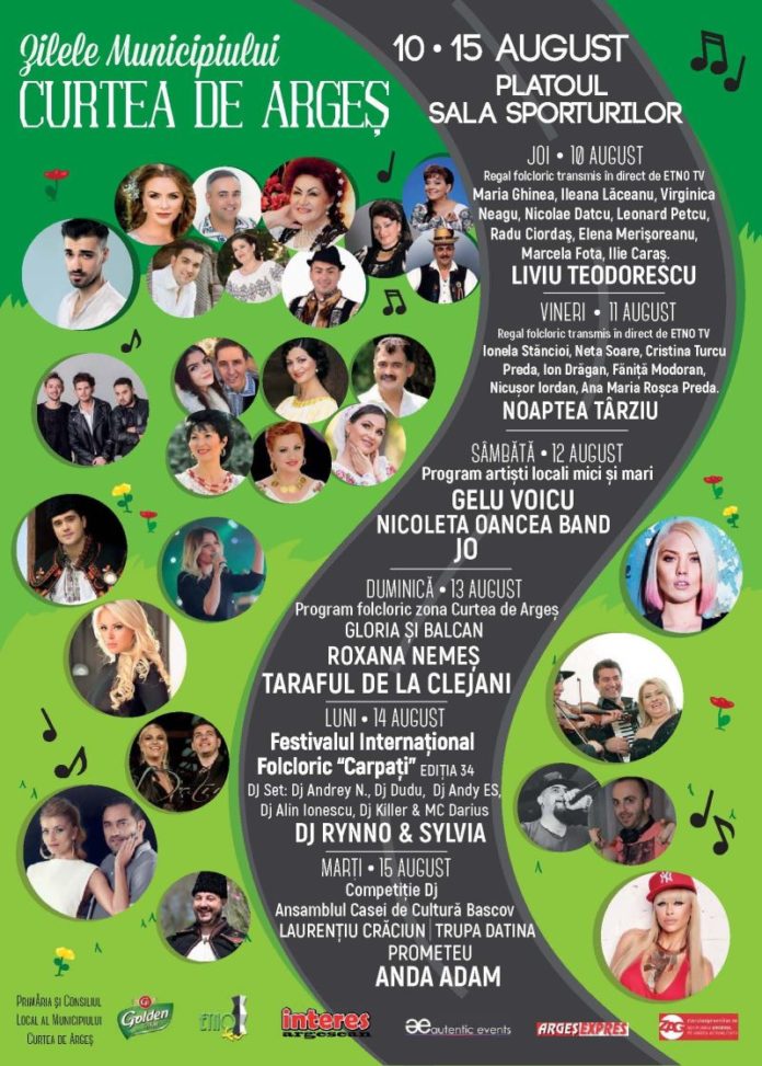 zilele municipiului curtea de arges - program