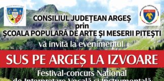 NOU, anul acesta, la Festivalul-concurs național ”Sus pe Argeș la izvoare”