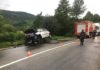 A intrat cu mașina într-un cap de pod. Șoferul, de 22 de ani, transportat de URGENȚĂ la spital