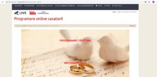 Programare online pentru căsătorii, la Primăria Mioveni