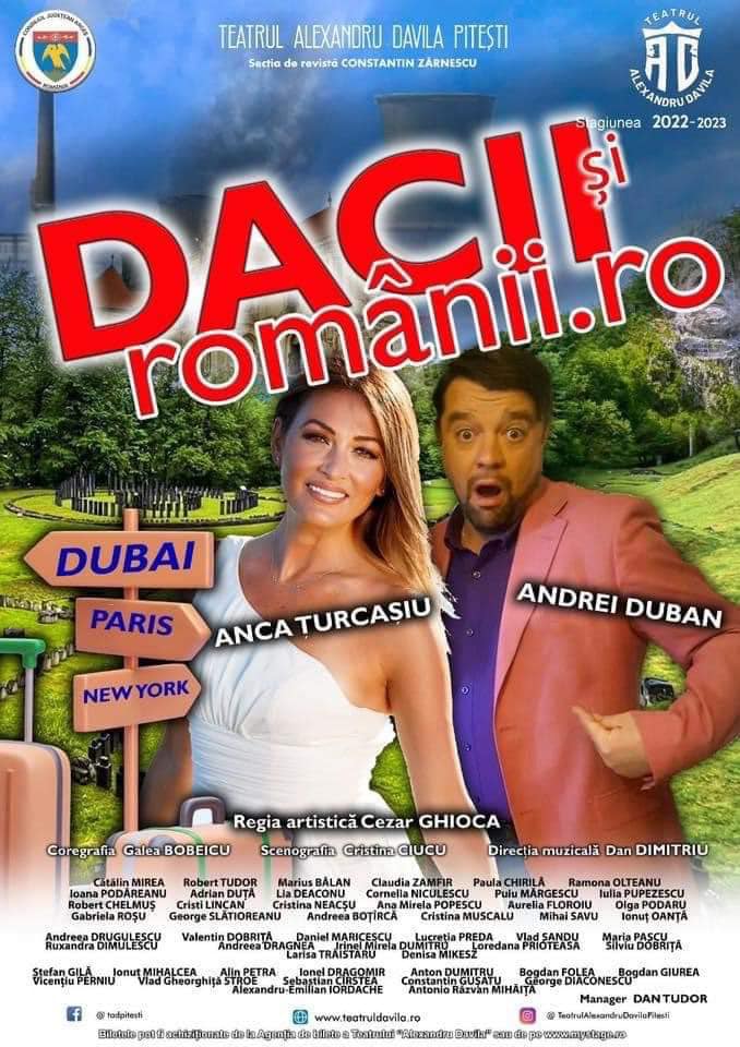 Afis teatru - Dacii si romanii.ro