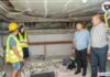 S-a finalizat consolidarea Galeriei de Arta! Decopertarea peretilor scot la suprafață adevărate opere de artă