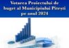 Joi se voteaza bugetul Pitestiului!