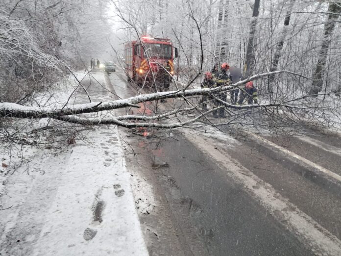 COPAC CAZUT STRADA ZAPADA