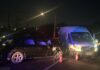 Accident grav în Mioveni, zona Bemo: trei autoturisme implicate, o persoană transportată la spital