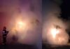 Incendiu violent: autocamion mistuit de flăcări în Argeș!