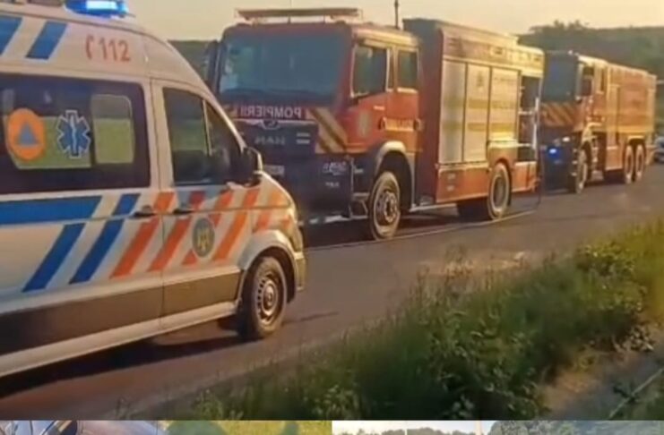 Accident violent în Argeș: o victimă încarcerată, două persoane rănite